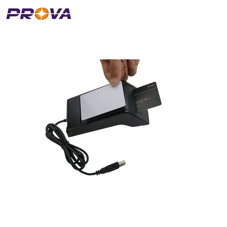 0.76mm Contactless Chip Card Reader Supporting 2D / 1D Barcode